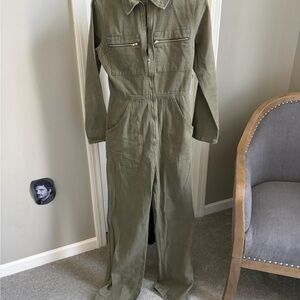 Emory Park Olive Jumpsuit